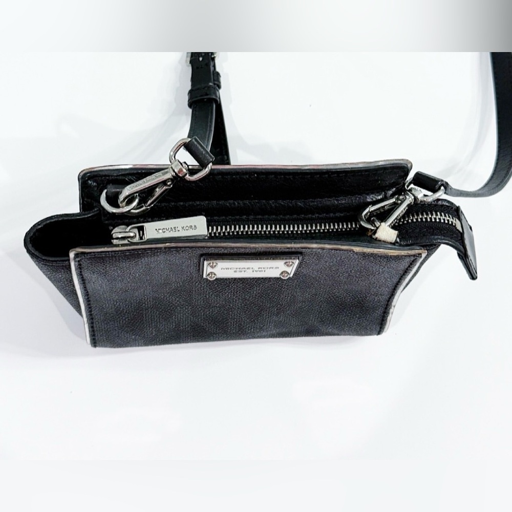 Michael Kors Selma Small Black Saffiano Leather Crossbody - Picture 2 of 13